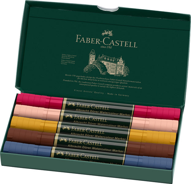Load image into Gallery viewer, Faber castell fc-160307 wk25aquarel marker fc albrechtdürer 5 stuks portrait