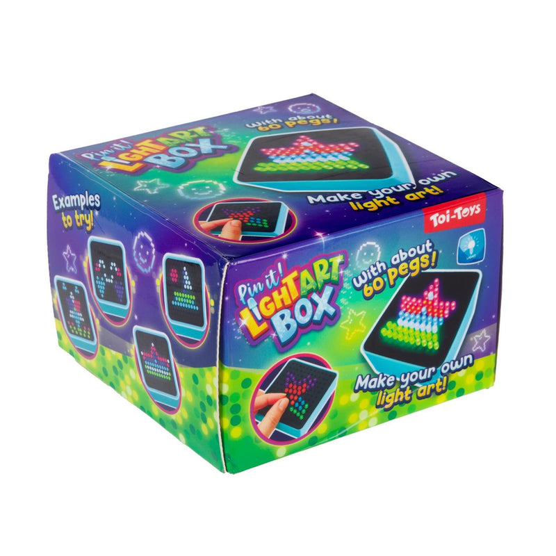 Afbeelding laden in galerijviewer, Toi-toys kunstkubus -pin it- met licht (diy)
