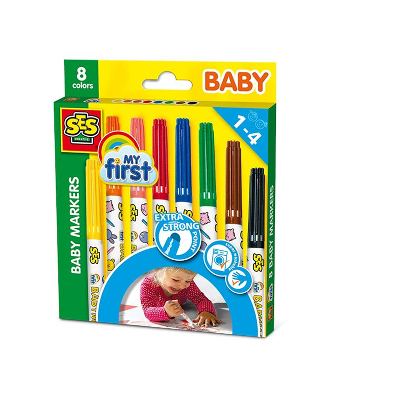 Load image into Gallery viewer, Ses my first - baby markers 8 kleuren