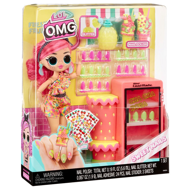 Load image into Gallery viewer, L.o.l. surprise o.m.g. sweet nails pinky pops fruit shop