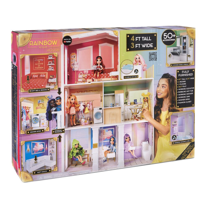 Load image into Gallery viewer, Rainbow Rainbow High Fashion Houten Huis 122x91 cm 122x91 cm