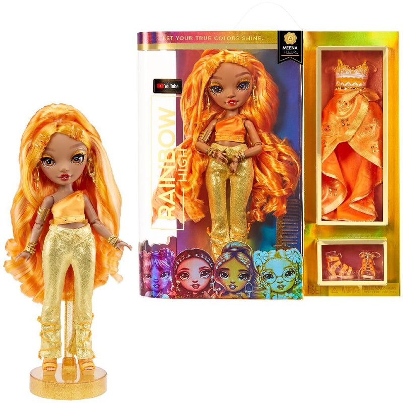 Afbeelding laden in galerijviewer, Rainbow High Rainbow High Fashion Pop Meena + Accessoires