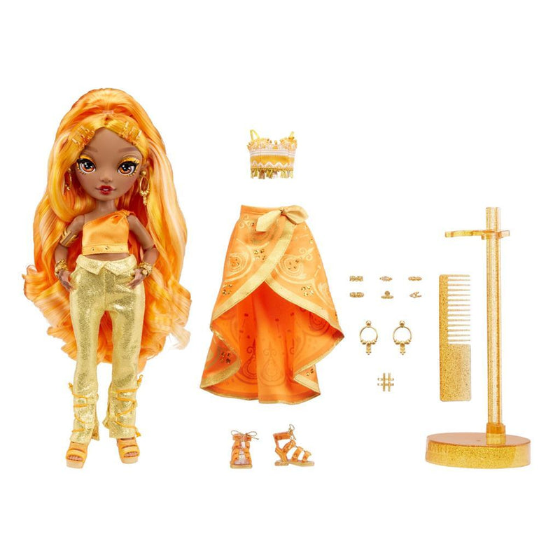 Afbeelding laden in galerijviewer, Rainbow High Rainbow High Fashion Pop Meena + Accessoires