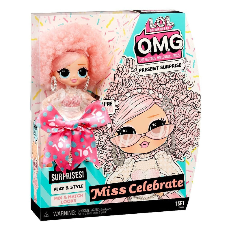 Afbeelding laden in galerijviewer, MGA Entertainment Surprise! OMG Birthday Doll Miss Celebr