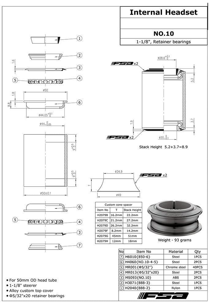 Load image into Gallery viewer, Fsa no.10 headset