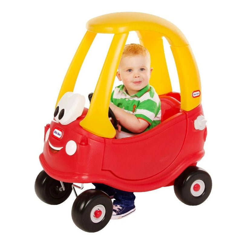 Load image into Gallery viewer, Little tikes cozy coupe loopauto 44x72x84 cm geel rood