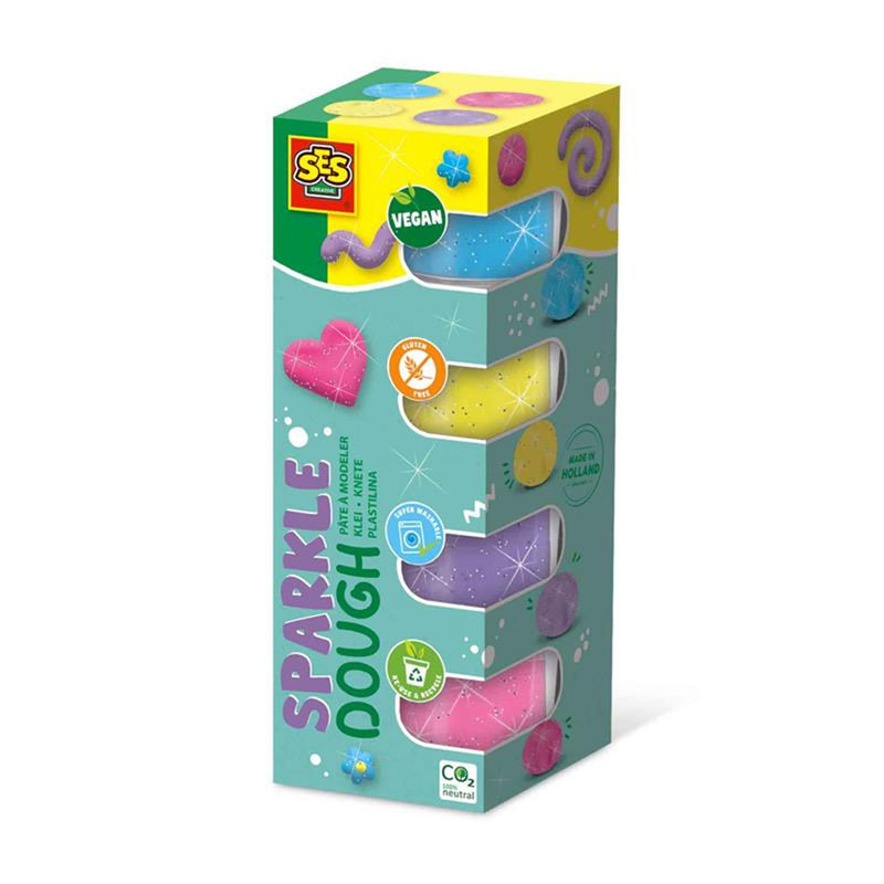 Load image into Gallery viewer, Ses feel good klei - sparkle (4x90gr)