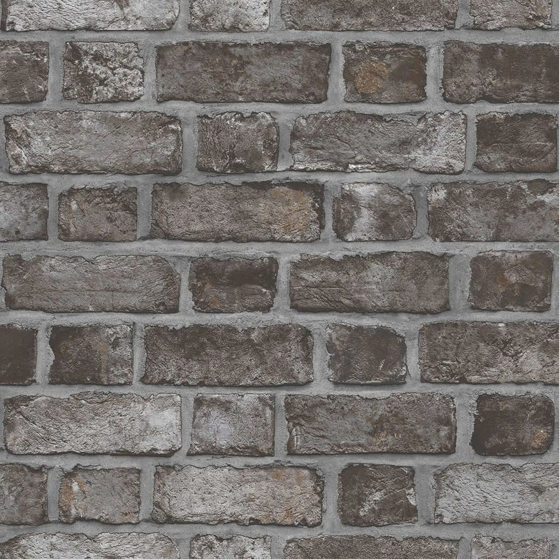 Load image into Gallery viewer, Noordwand Noordwand Behang Homestyle Brick Wall zwart en grijs