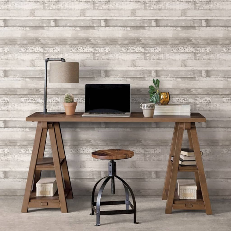 Load image into Gallery viewer, Noordwand Noordwand Behang Homestyle Wood gebroken wit en grijs