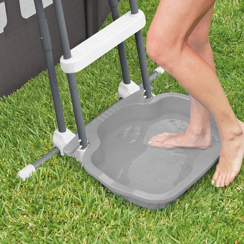 Load image into Gallery viewer, Intex voetbad voor zwembad past op zwem ladder
