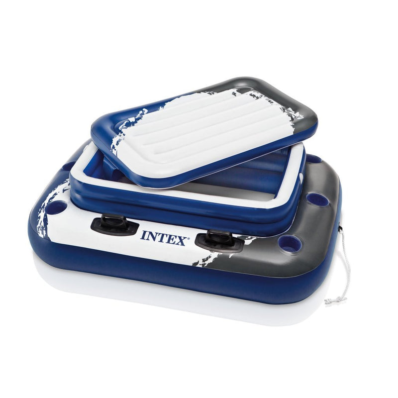 Load image into Gallery viewer, Opblaasbare koelbox met flessenhouders