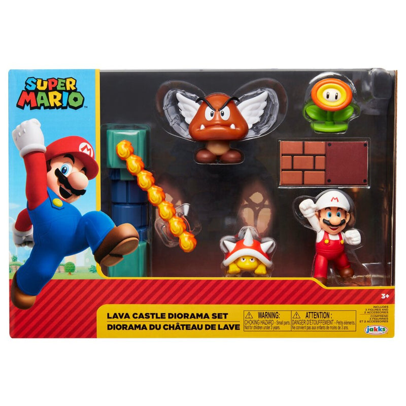 Load image into Gallery viewer, Jakks super mario lava castle speelset