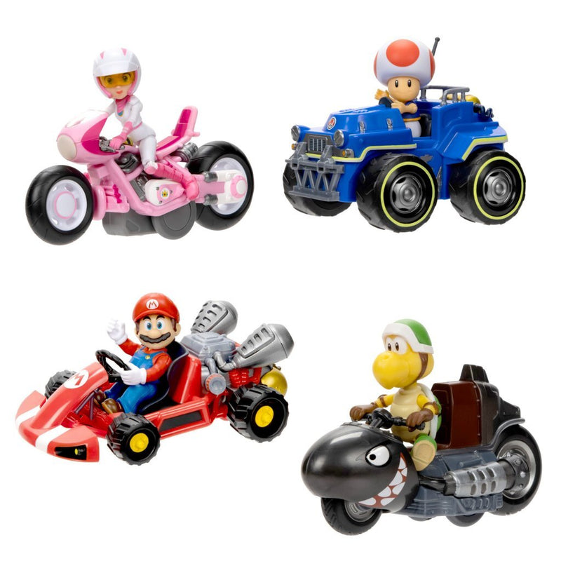 Load image into Gallery viewer, Super mario movie voertuig met figuur