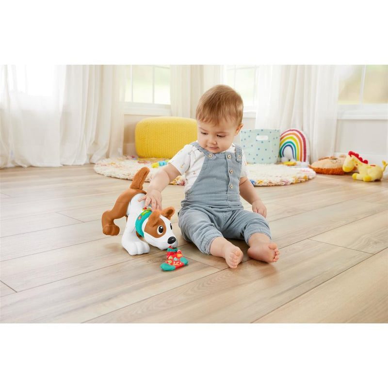 Load image into Gallery viewer, Fisher price crawl with me puppy + licht en geluid