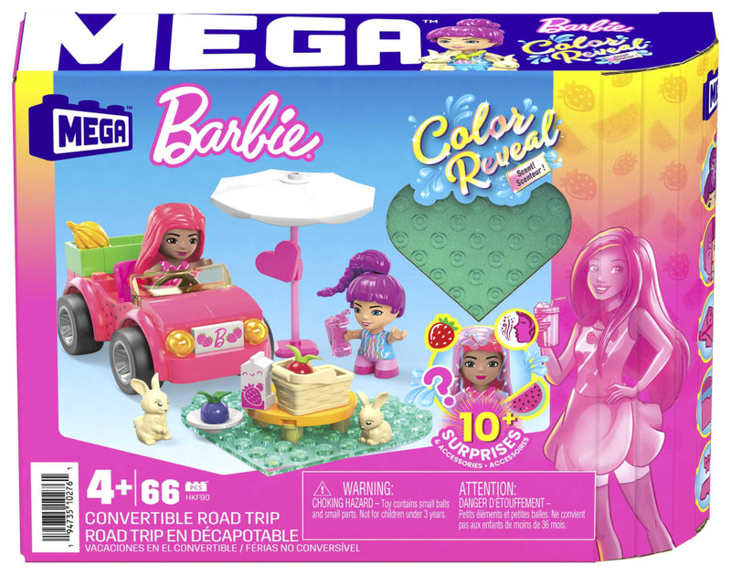Load image into Gallery viewer, Mega bloks mega barbie color reveal cabrio bouwspeelgoed