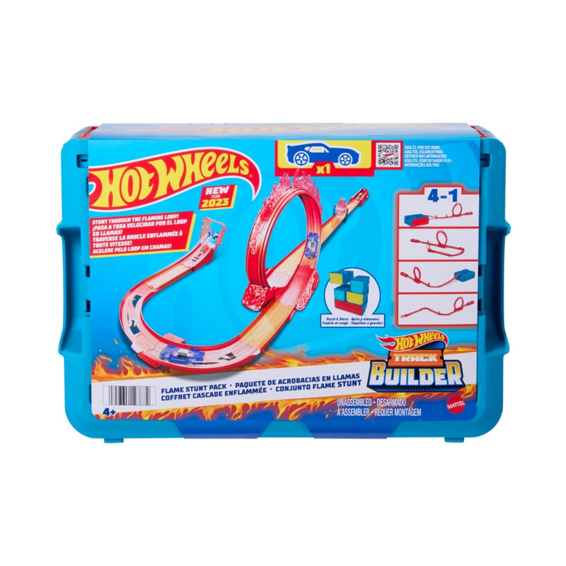 Load image into Gallery viewer, Hot Wheels Track Builder Vlammenstunt Set