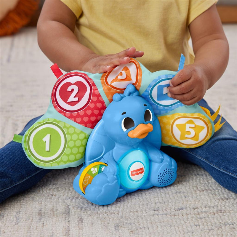 Load image into Gallery viewer, Fisher price linkimals tellen en kleuren pauw + licht en geluid