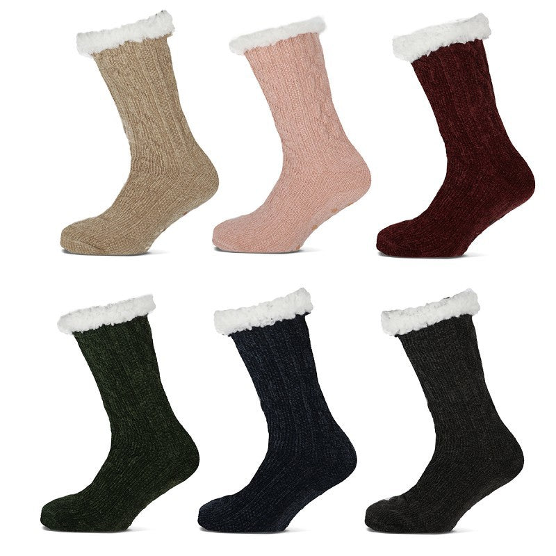 Afbeelding laden in galerijviewer, Producten homesocks basset chenille cable assortiment 30 paar