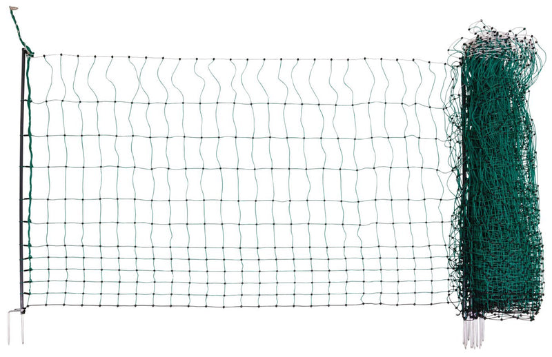 Load image into Gallery viewer, Ako producten kippennet premium 122cm 25m dubbele pen groen wit