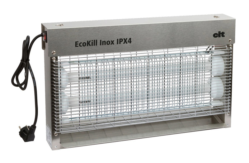 Load image into Gallery viewer, Ecokill elektr vliegenkast inox ipx4 2 x 15w