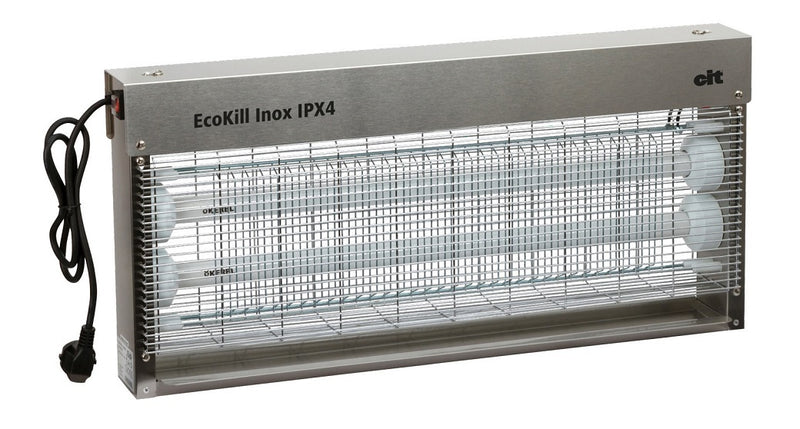 Load image into Gallery viewer, Ecokill elektr vliegenkast inox ipx4 2 x 20w