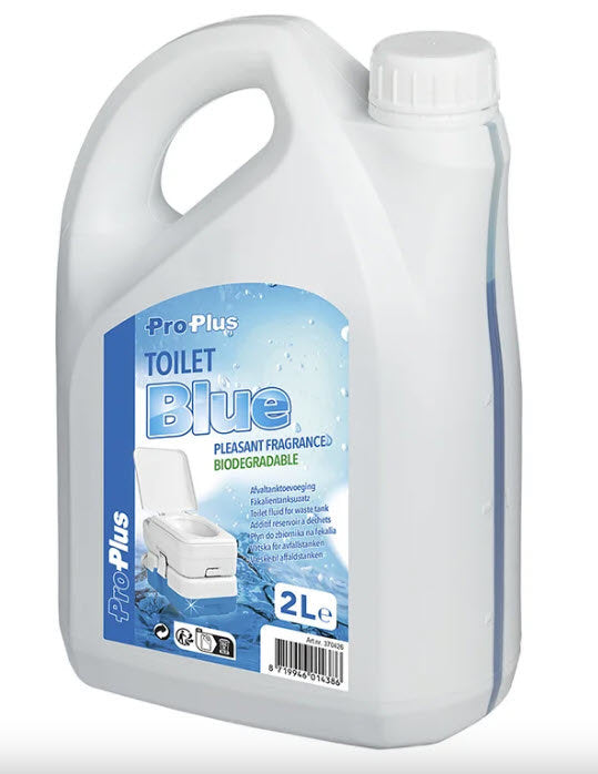 Afbeelding laden in galerijviewer, Producten toiletvloeistof 2 liter afvaltanktoevoeging blauw
