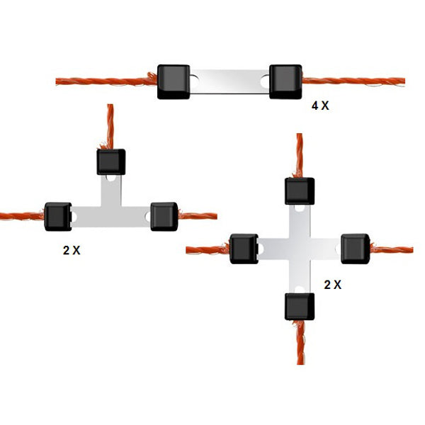 Load image into Gallery viewer, Ako producten draad reparatieset litzclip verzinkt 8 delig