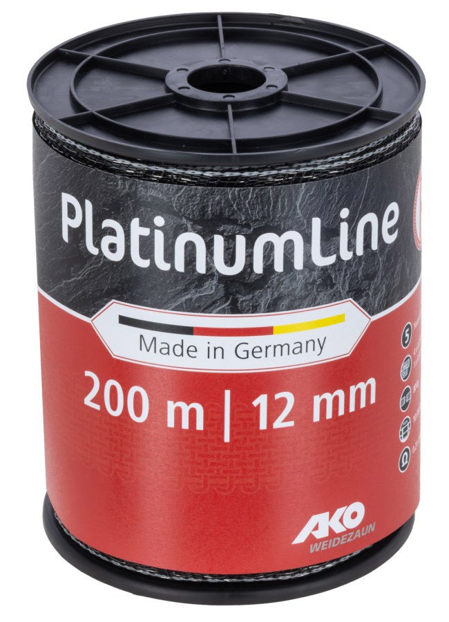 Load image into Gallery viewer, Ako producten platinumline schriklint 12 mm zwartwit 200m