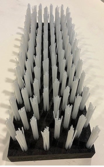 Afbeelding laden in galerijviewer, Producten kalverborstel nylon wit 6cm 45x15cm