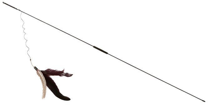 Afbeelding laden in galerijviewer, Producten kattenspeelhengel xxl met 3 hangers 95 cm