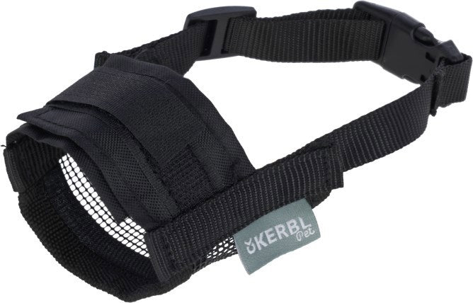 Load image into Gallery viewer, Producten nylon muilkorf hond mt l zwart