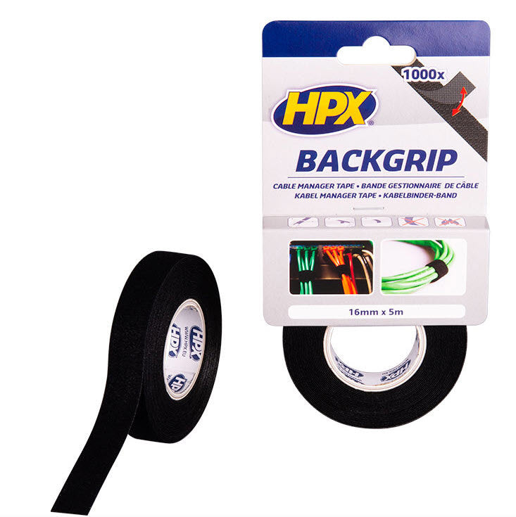 Load image into Gallery viewer, Hpx producten back grip zwart 16mm x 5m