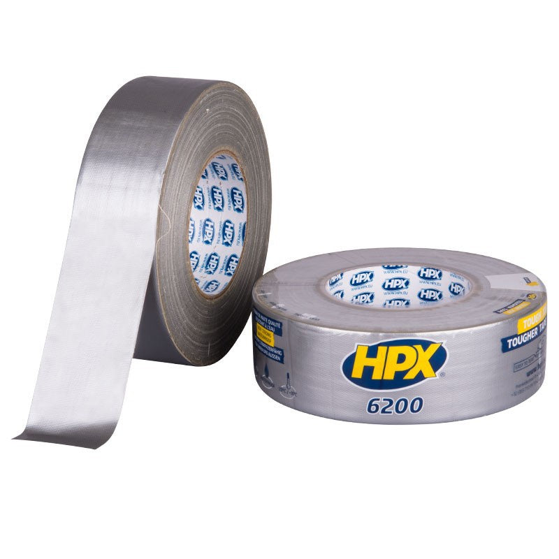 Load image into Gallery viewer, Baten trading company hpx pantsertape zilver 50 mm. x 50 mtr. serie 6200 per rol