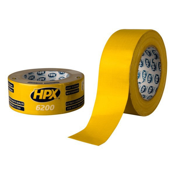 Afbeelding laden in galerijviewer, Hpx producten duct tape reparatietape geel 48mm x 25m