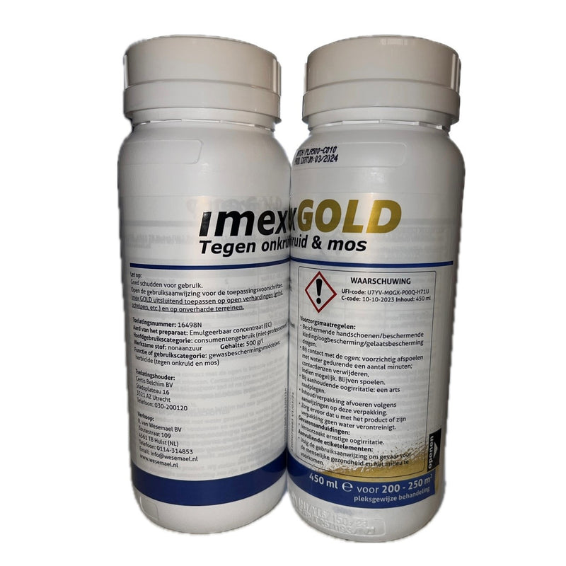 Load image into Gallery viewer, Producten imex gold tegen onkruid en mos 450ml