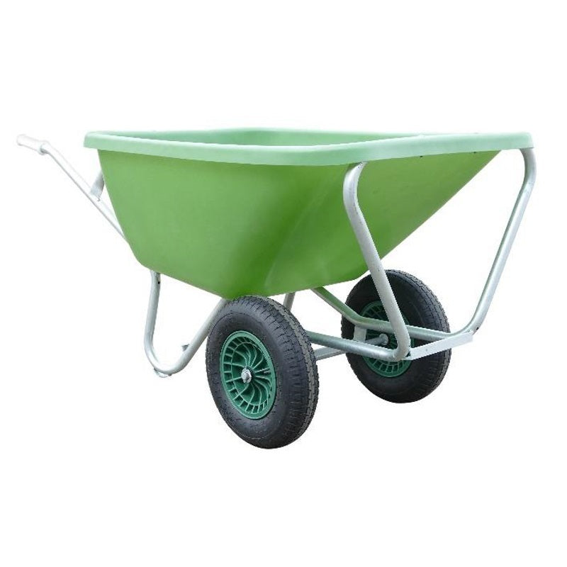 Load image into Gallery viewer, Fort producten kruiwagen f s 200l groen verz onderstel 2 luchtwiel
