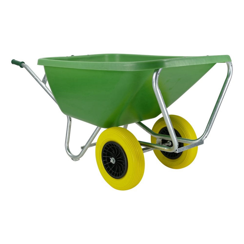 Load image into Gallery viewer, Fort producten kruiwagen f s 200l groen verz ond 2 nml wielen