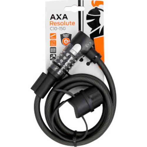 Load image into Gallery viewer, Axa kabelslot resolute c10 150 code (kaart)