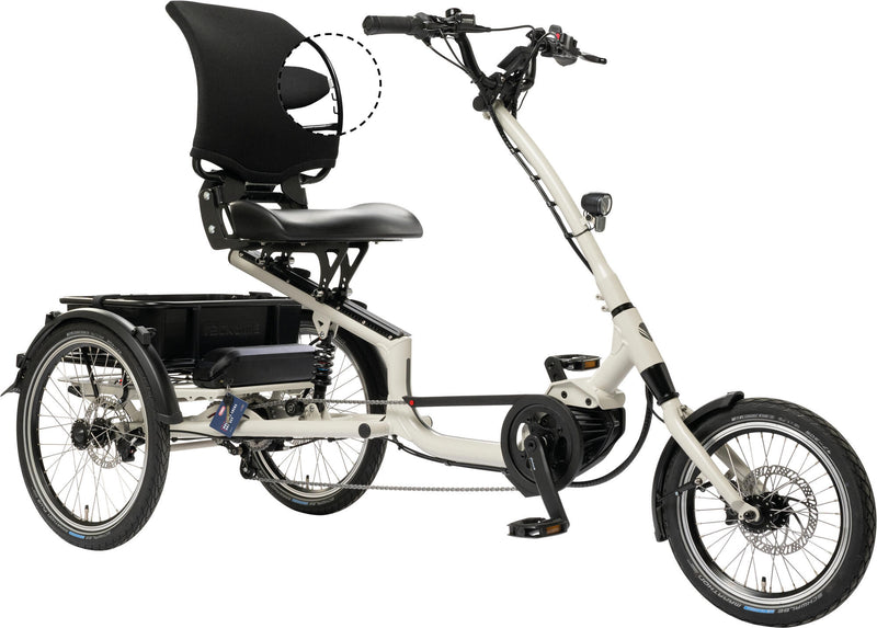Load image into Gallery viewer, Pfautec elektrische shoppingfiets scoobo + (#1) e-threecy.pfau-tec scoobo + 16 20 14sp grey