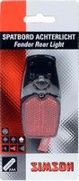 Load image into Gallery viewer, Simson spatbordachterlicht LED incl. batterijen op kaart