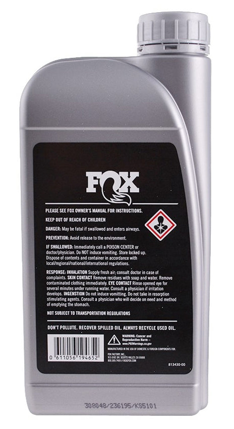 Load image into Gallery viewer, Fox racing shox suspension fluid 4wt 1000ml