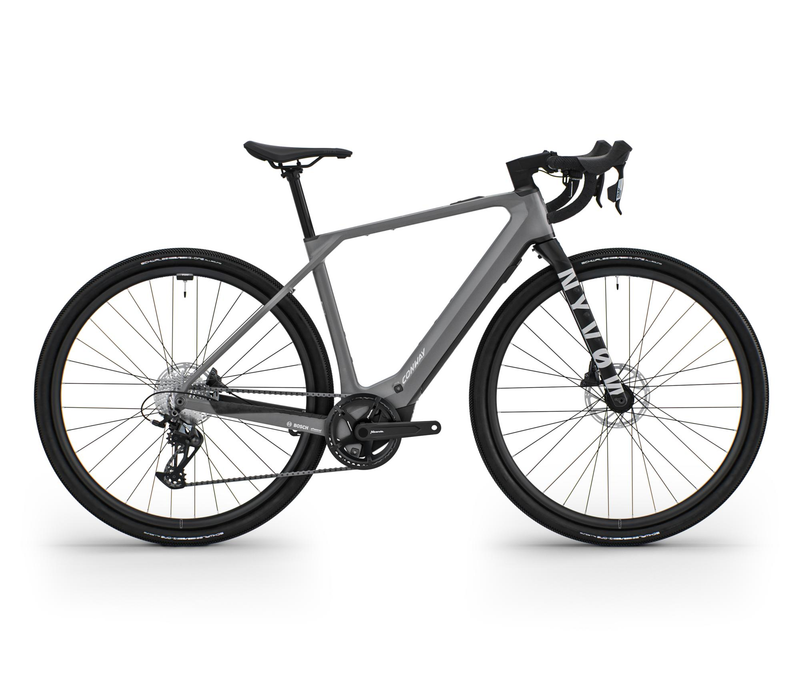 Afbeelding laden in galerijviewer, Conway elektrische allroad nyvon 9.0 mod. 24 ebike conw.nyvon 9.0 28 48 diam.12sp grey sil.