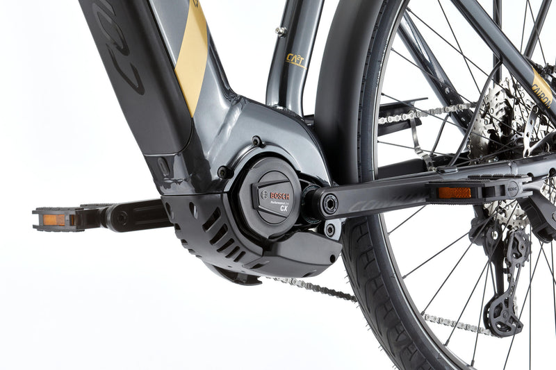 Afbeelding laden in galerijviewer, Conway elektrische trekkingfiets cairon t 6.0 mod. 24 ebike conw.cairon t 6.0 28 46 wave 11sp bl. gold
