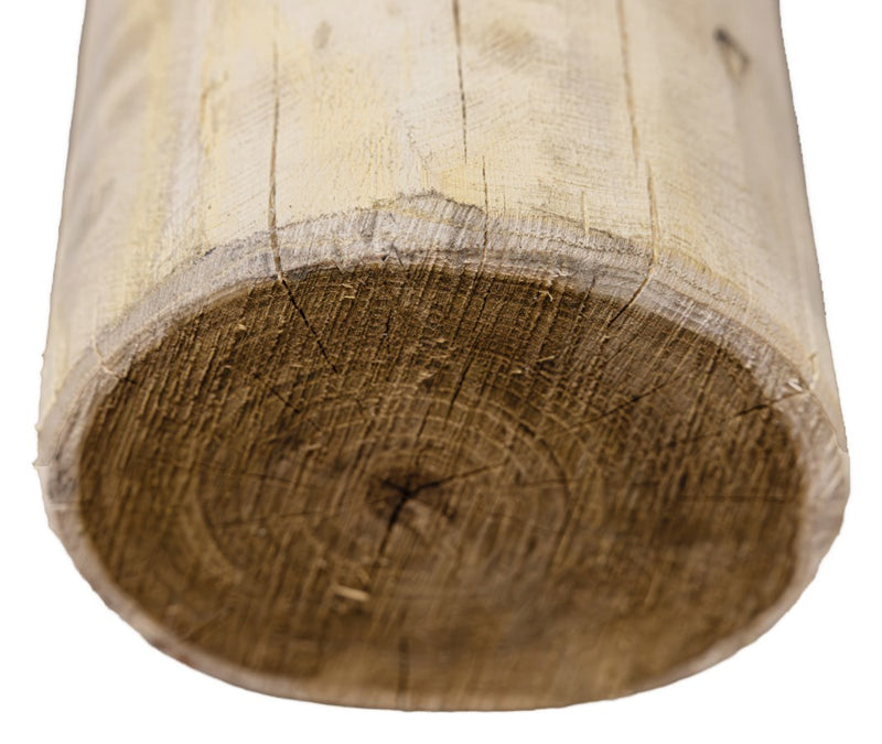 Load image into Gallery viewer, Ako producten robiniapaal hoek geschuurd 270cm hoog 16 18cm