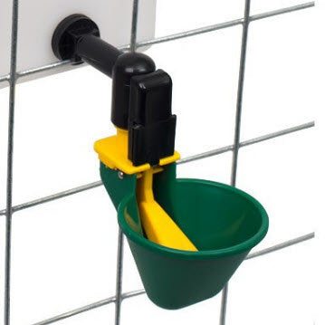 Load image into Gallery viewer, Olba producten kuiken drinkfles met drinkcup 1 l naturel incl beugel