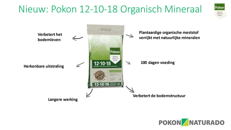 Load image into Gallery viewer, Pokon tuinmest 12 10 18 675kg organisch mineraal