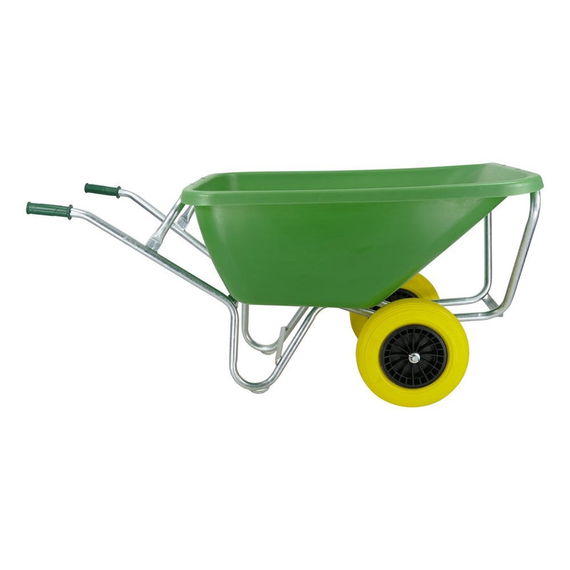 Load image into Gallery viewer, Fort producten kruiwagen f s 200l groen verz ond 2 nml wielen