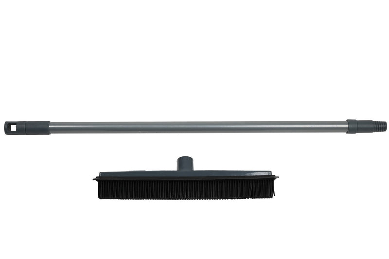 Afbeelding laden in galerijviewer, Producten rubberbezem 31cm met telescoopsteel 68 120