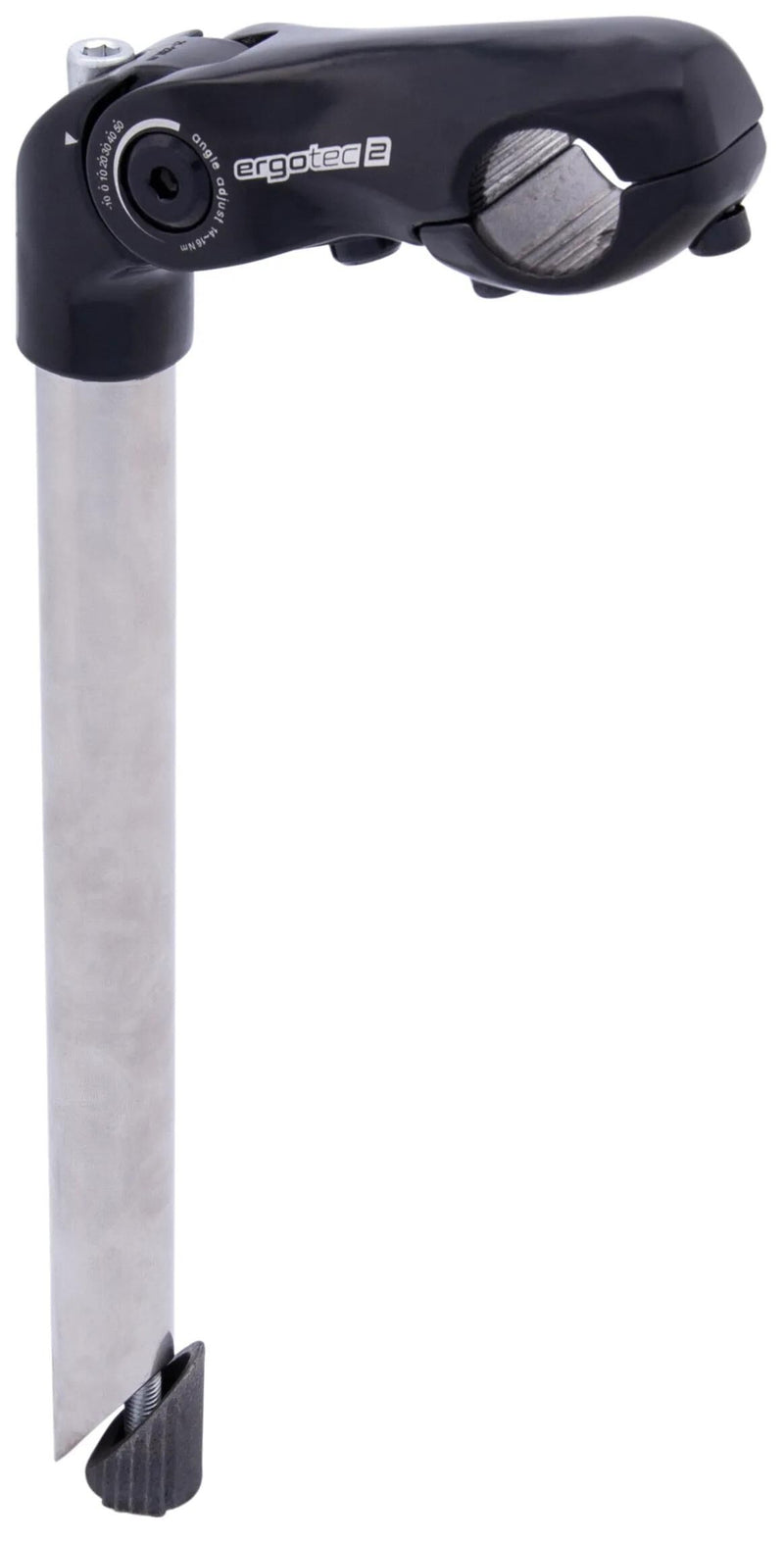 Afbeelding laden in galerijviewer, Ergotec stuurpen kobra verstelbaar rvs 25,4 300x90 25,4 mm - zwart zilver
