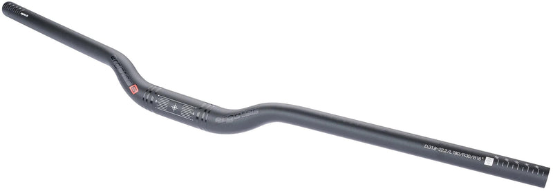 Load image into Gallery viewer, Ergotec stuur bar 30 comfort ø31.8mm 30mm rise - zwart gezandstraald